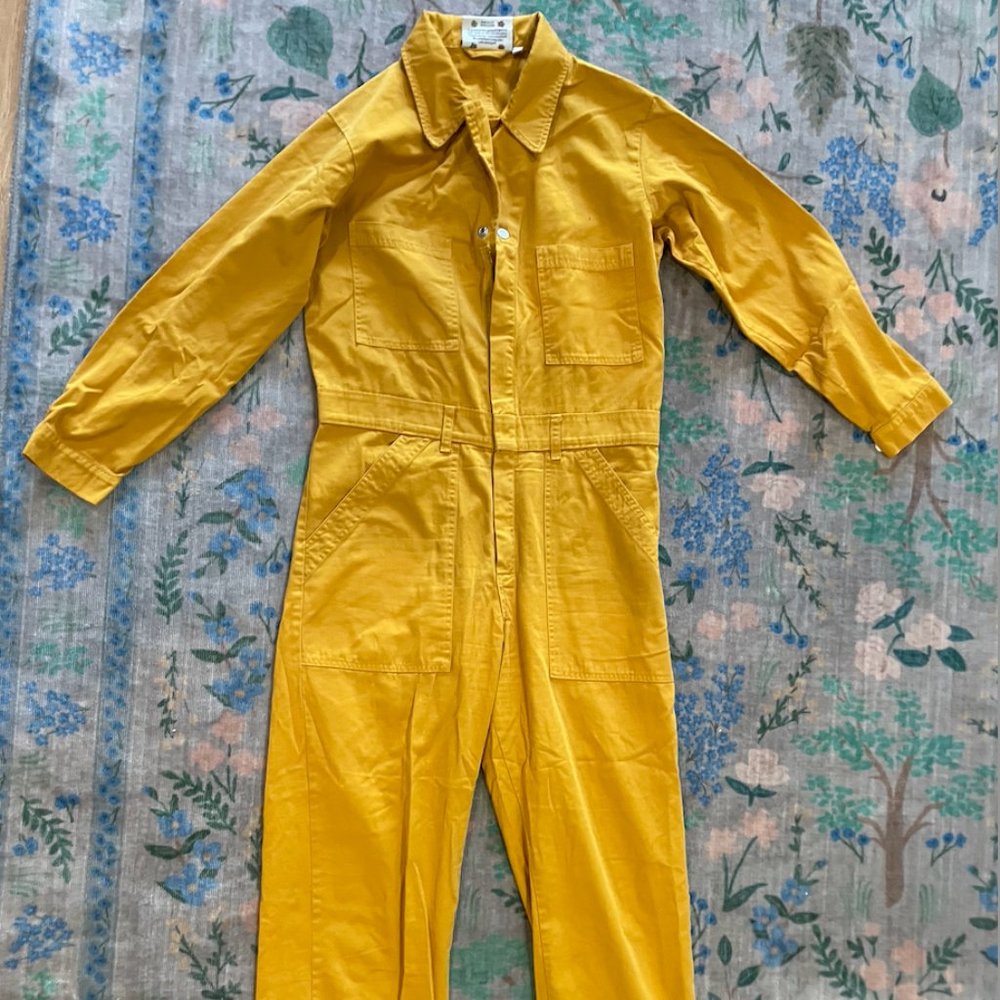 Big Bud Press Everyday Jumpsuit - Gold, LS, Sz M (no elastic)